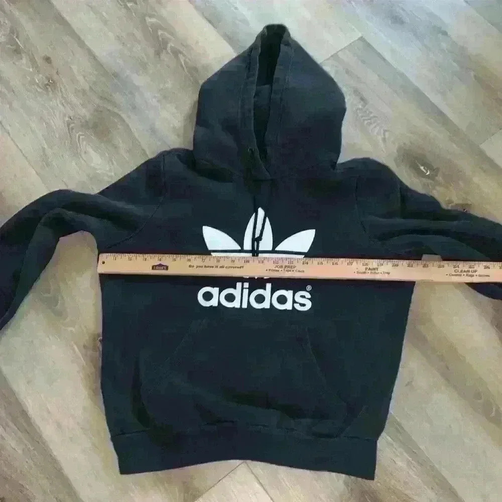 Adidas hoodie, size medium black-and-white - Picture 3 of 7